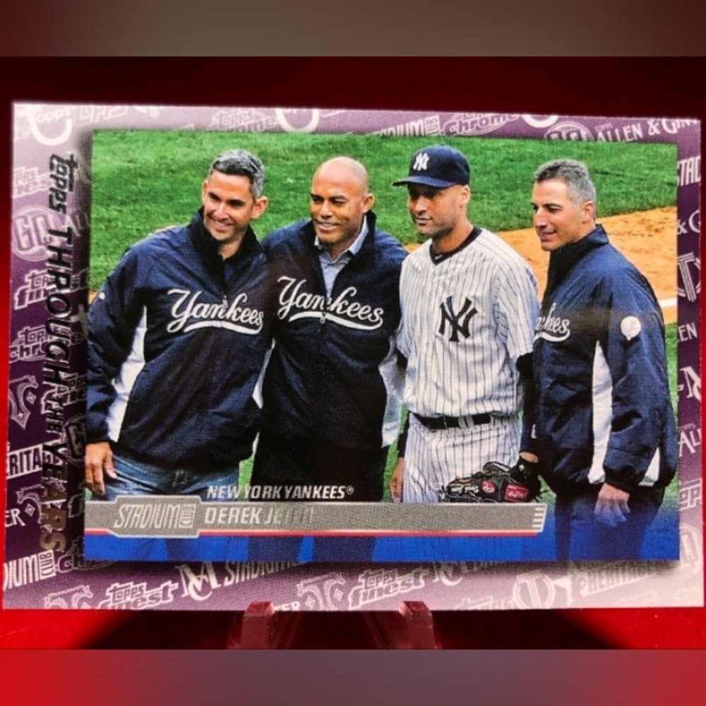 Derek Jeter 2021 Topps Series 1 Through The Years # TTY-4 Rare Insert GM-MT